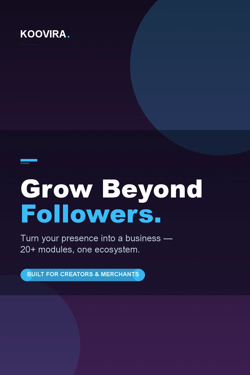 Grow beyond followers — turn your presence into a business with multiple local services in one verified ecosystem.